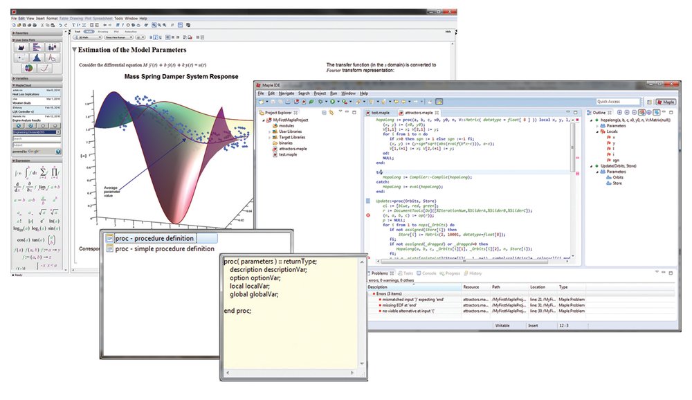 Maple IDE dramatically reduces development time